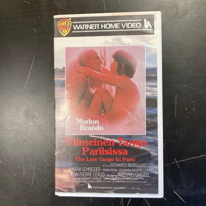 Viimeinen tango Pariisissa VHS (VG+/M-) -draama-